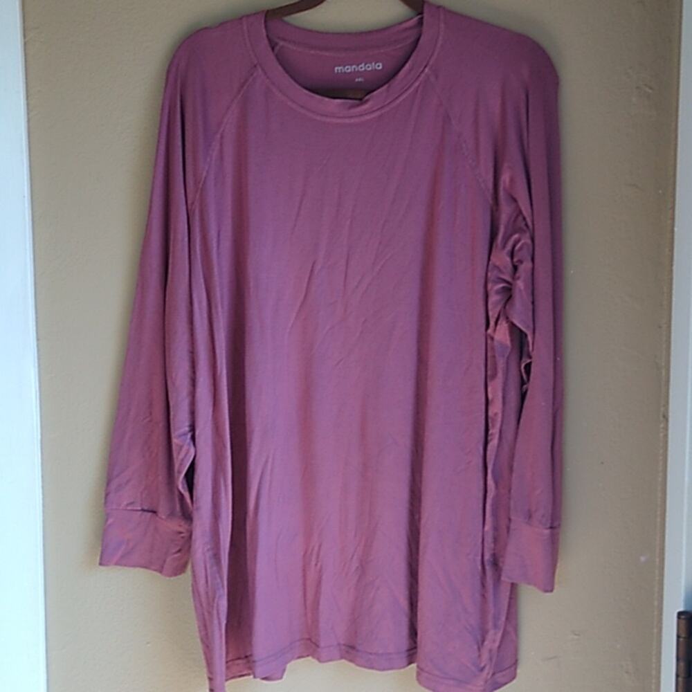 MandLa scrubs underscrub long sleeve plus size 4X Shirt new with tags